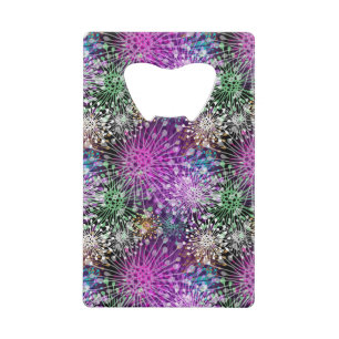 Vivid Spotty Pattern Kredietkaart Flessenopener