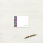 Vivid Spotty Pattern Post-it® Notes (Op bureau)