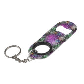 Vivid Spotty Pattern Sleutelhanger Flessenopener (Voorkant Gekanteld)