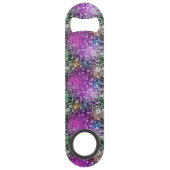 Vivid Spotty Pattern Speed Flessenopener (Achterkant)