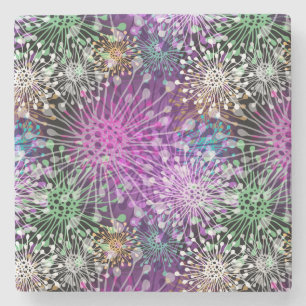 Vivid Spotty Pattern Stenen Onderzetter