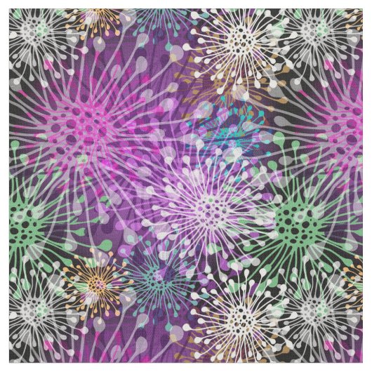 Vivid Spotty Pattern Stof (Close Up)