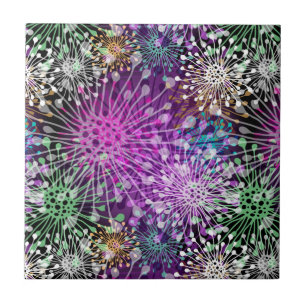 Vivid Spotty Pattern Tegeltje