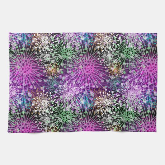 Vivid Spotty Pattern Theedoek (Horizontaal)