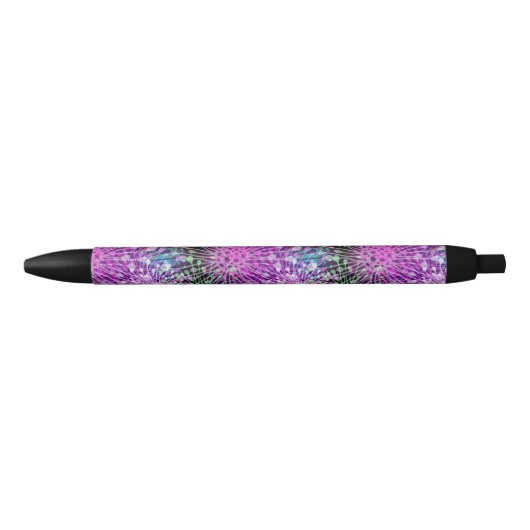 Vivid Spotty Pattern Zwarte Inkt Pen (Voorkant)