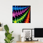 vivid star strepen poster (Thuiskantoor)