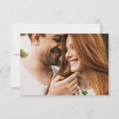 Vivid Tangerine Orange Mariage photo merci (Dos)