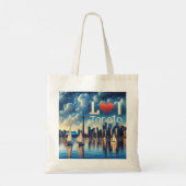 Vivid Toronto Lake Tote (Achterkant)
