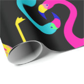 Vivid tropical, exotic hawaiian seamless pattern w cadeaupapier (Rol Hoek)