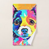 Vivid Vibes de marionnettes Design d'art (Serviette à main)