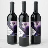 Vivid Violet Mariages Étiquettes de vin (Bouteilles)