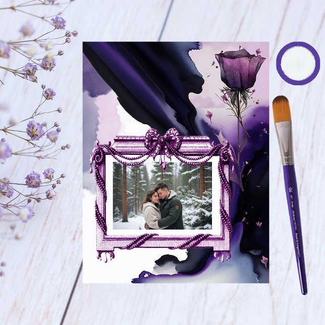 Vivid Violet Roos Scrapbook Papier (Creator heeft geüpload)