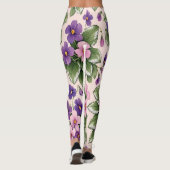 Vivid Violet Women's Leggings (Dos)