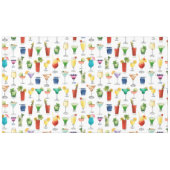 Vivid Waterverf Cocktail Pattern Canvas tas Tafelkleed (Voorkant (Horizontaal))