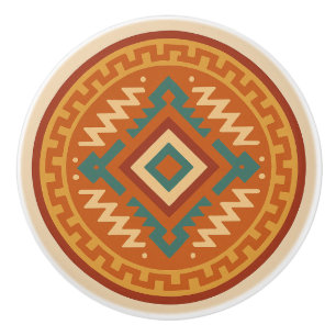 Vivid Zapotec Diamond Geometry Cabinet Knop Pull