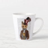Vivienne Steampunk Fox Latte Mok (Rechts)