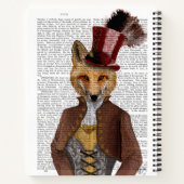 Vivienne Steampunk Fox Notitieboek (Achterkant)