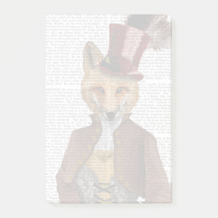 Vivienne Steampunk Fox Post-it® Notes