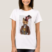 Vivienne Steampunk Fox T-shirt (Voorkant)