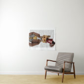 Vivienne Steampunk Fox Wandkleed (In Situ (horizontaal))