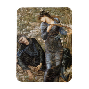 Viviens betovering van Merlijn (Edward Burne-Jones Magneet