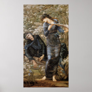 Vivien's Teasing of Merlin (Edward Burne-Jones) Poster