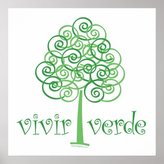 Vivir Verde Poster (Voorkant)