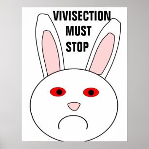 Vivisectie moet het Poster stoppen