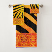 Vivisi Zebra Bath Towel Set Bad Handdoek (Insitu)