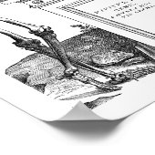 Vivitur Ingenio - Skeleton Poster (Hoek)