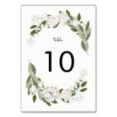 Vivoire et Mariage de broussailles Numéro de table (Dos)