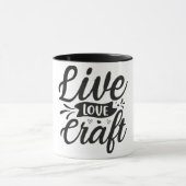 Vivre, Amour, Artisanat- Mug (Centre)