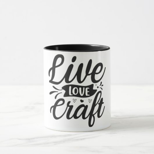 Vivre, Amour, Artisanat- Mug (Centre)