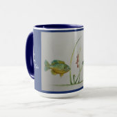 Vivre, Amour, Pine Lake 2 Tone Coffee Mug (Devant gauche)