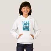 Vivre, Amour, Sweatshirt Surf (Devant entier)