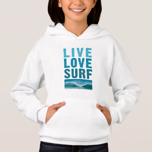 Vivre, Amour, Sweatshirt Surf (Devant)