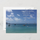 Vivre au soleil Carte postale (Devant / Derrière)