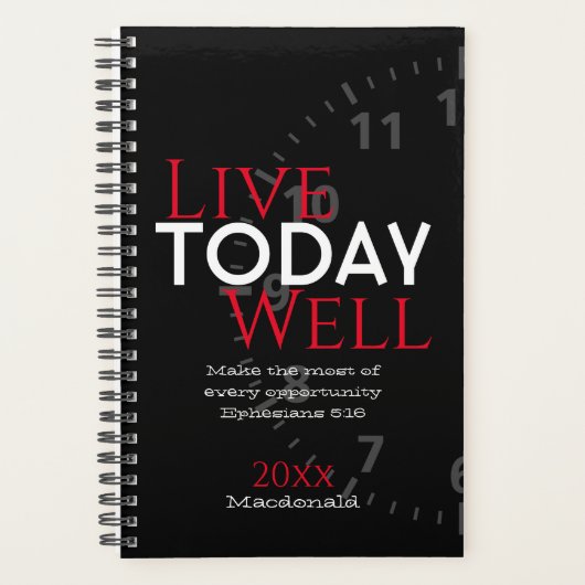 VIVRE BIEN AUJOURD'HUI | Ephésiens 5:16 Bible Vers (Devant)