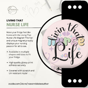 Vivre ce aimant de vie d'infirmière