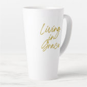 Vivre dans Grace Tall Latte Mug (Angle droit)