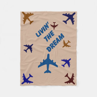 Vivre la couverture en polaire de rêve