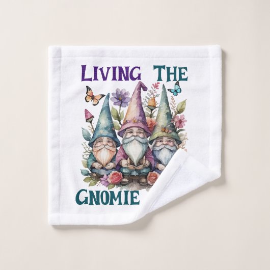 Vivre la vie de gnome (Gant de toilette)