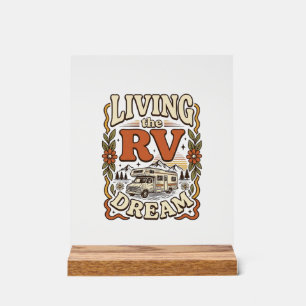 Vivre le rêve de la caravane Conception de chemise