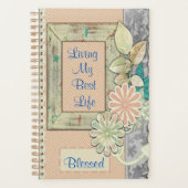 "Vivre ma meilleure vie" Bénédictions florales (Devant)