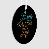 Vivre ma meilleure vie - Citation positive (devant)