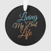 Vivre ma meilleure vie - Citation positive (devant)