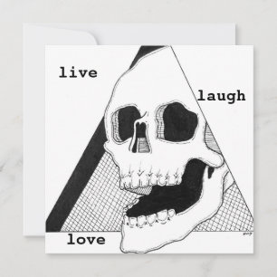 Vivre Rire Aimer Carte