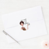 "VIVRE, RIRE, AIMER et PENSER !" Stickers DIVA (Enveloppe)