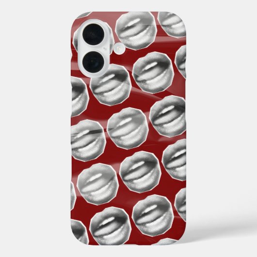 Vixen dark Cherry Red Bloke Sade Case-Mate iPhone Case (Achterkant)