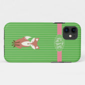 Vixen Green Stripe - iPhone5 - Cady Case-Mate iPhone Case (Achterkant (horizontaal))